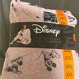 Disney Minnie & Mickey 2pc Women PJ Set